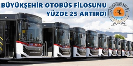 Toplu Taşıma Otobüs Filosu Artık Daha Güçlü